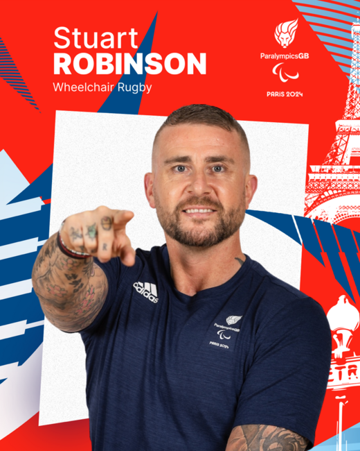 Fund ambassador and RAF veteran Stuart Robinson to represent Team GB in